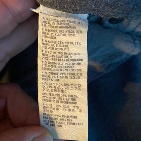 Abercrombie & Fitch Womens Perfect Stretch Pants Size 0 Modal Skinny Gru… - Picture 8 of 9